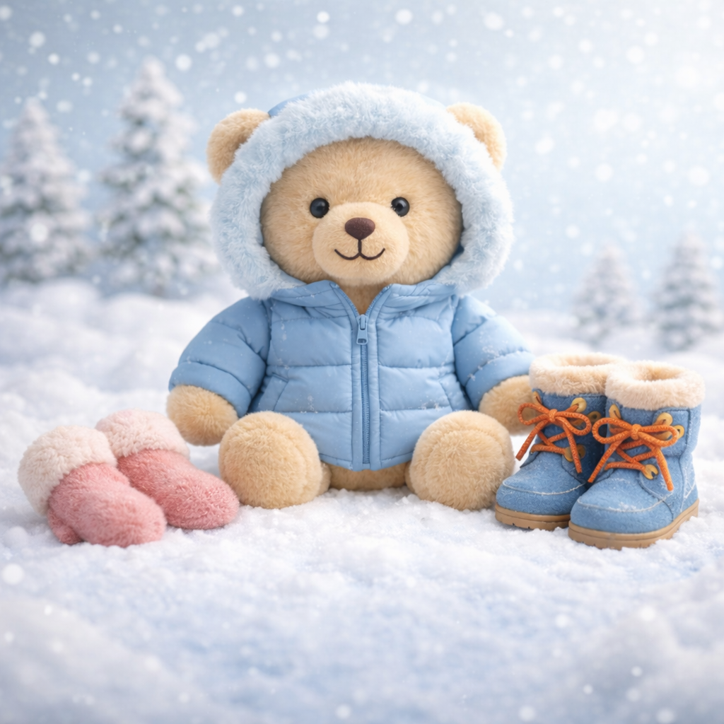 L’Hiver Doux de Teddy. Bébé, Enfant