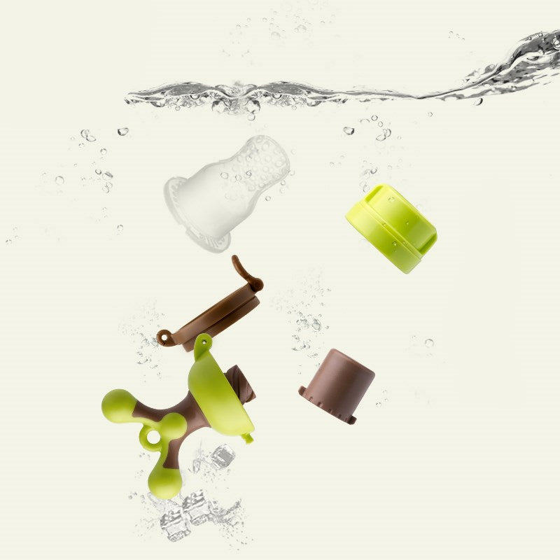 Grignoteur d’Apprentissage Teddy — Introduction Douce aux Aliments