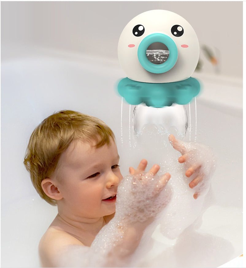 Jouet de bain pour bébé – pieuvre colorée qui éclabousse