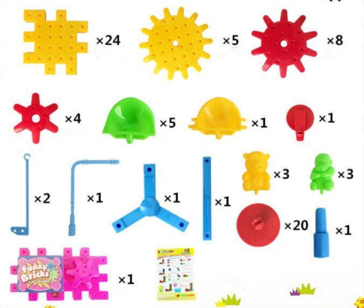 3D Gear Blocks – Educational Construction Set