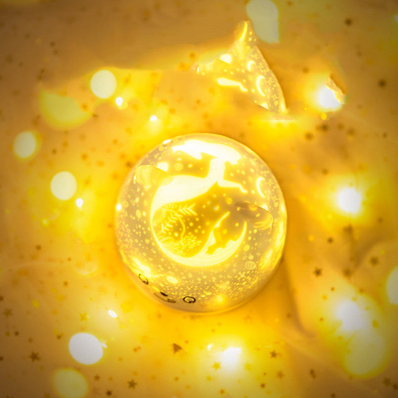 Projecteur d’Étoiles Musical – Veilleuse Magique pour Enfant avec Lumières Colorées