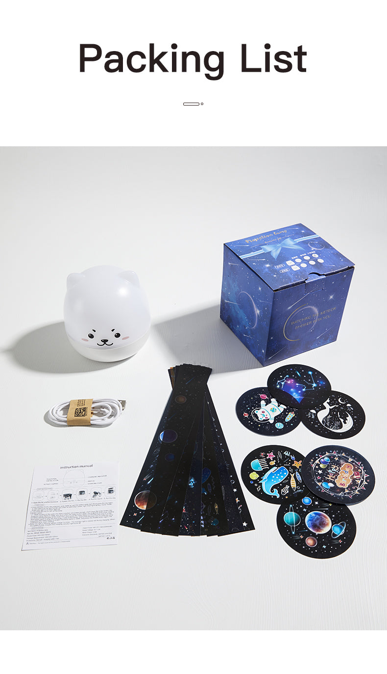 Projecteur d’Étoiles Musical – Veilleuse Magique pour Enfant avec Lumières Colorées