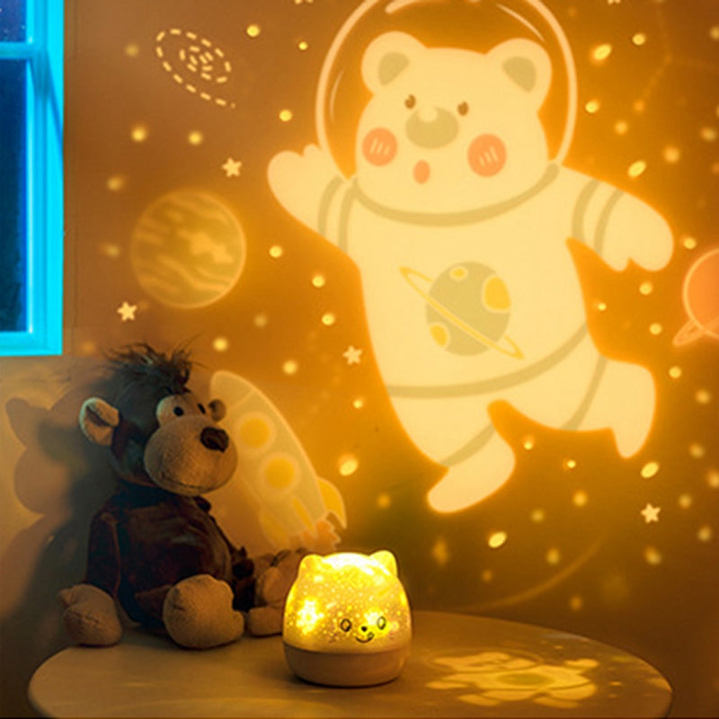 Projecteur d’Étoiles Musical – Veilleuse Magique pour Enfant avec Lumières Colorées