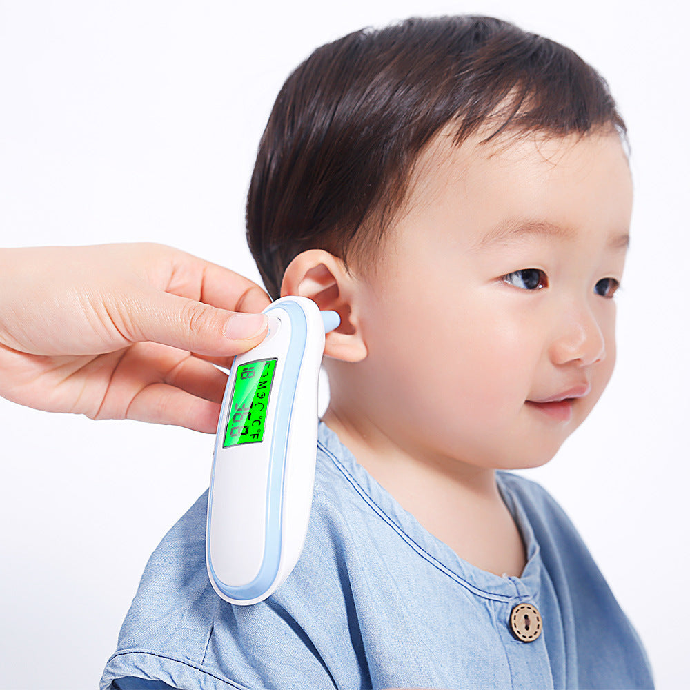 Thermomètre auriculaire et frontal pour bébé – Sécurité & précision