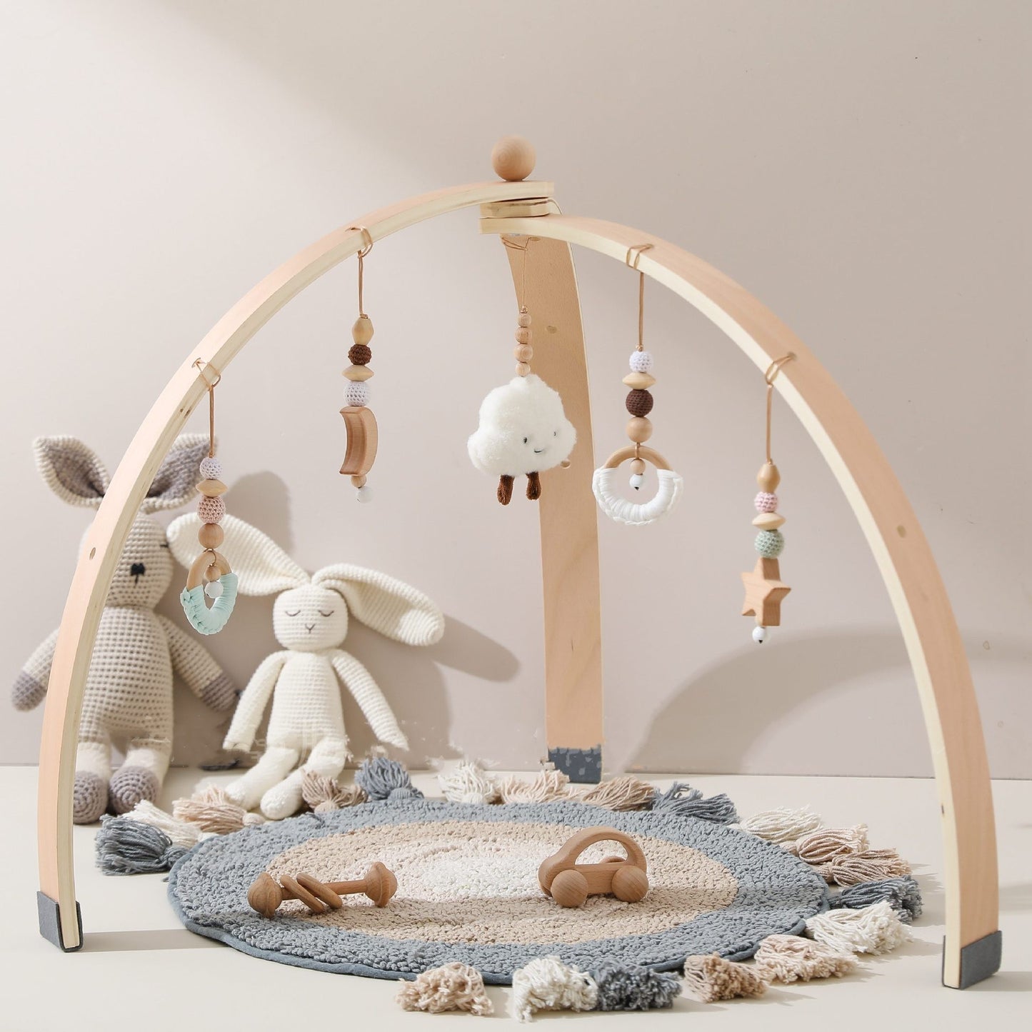 Arche d’éveil en bois – Chambre de bébé