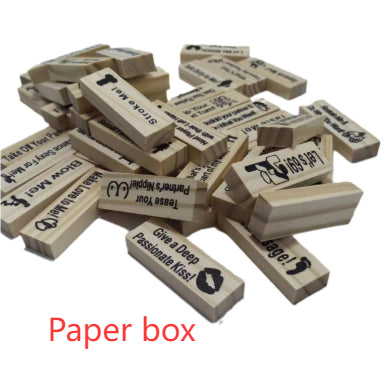 Jeu “Soirée complicité en couple” — Tour en bois 18+