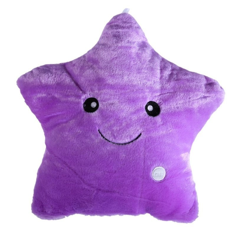 L’Étoile lumineuse de Teddy – Coussin magique qui brille la nuit