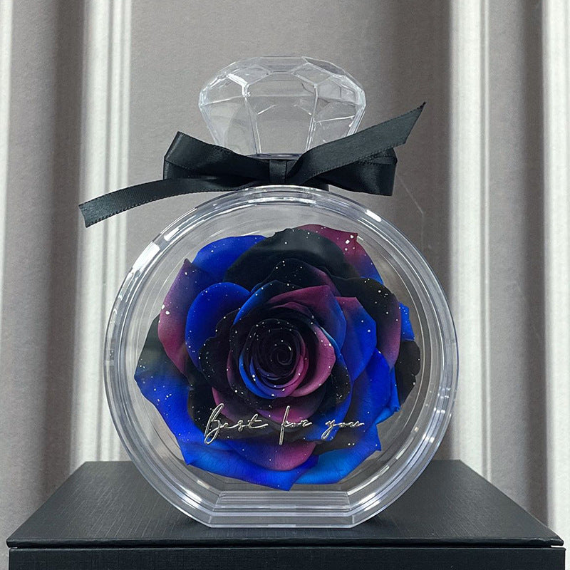 Rose éternelle sous cloche — Cadeau d’amour intemporel