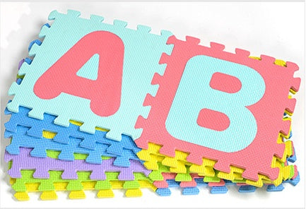 Tapis en mousse alphabet pour enfants — Jeu éducatif souple et coloré (36 pièces)