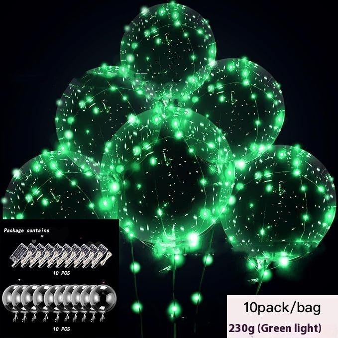 Ballons lumineux LED – Décoration romantique pour soirées & Saint-Valentin