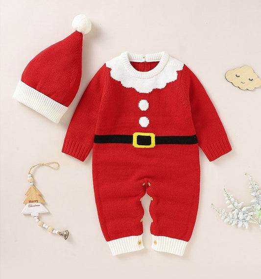 Christmas Knit Set – Baby's First Santa Claus
