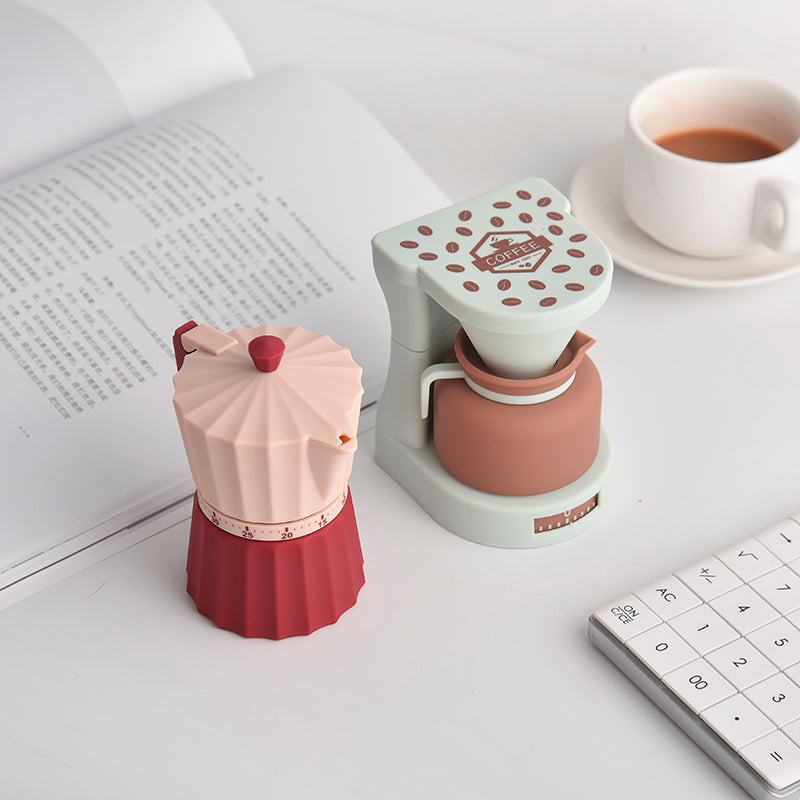Minuterie de cuisine rétro — Machine à café décorative