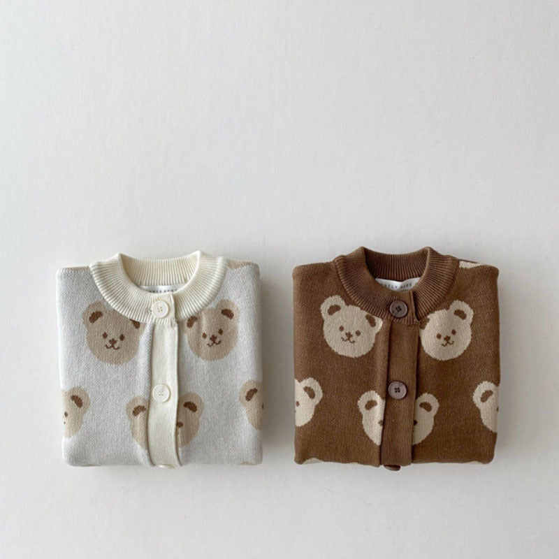 Cardigan tricoté motif ourson – Bébé & Enfant