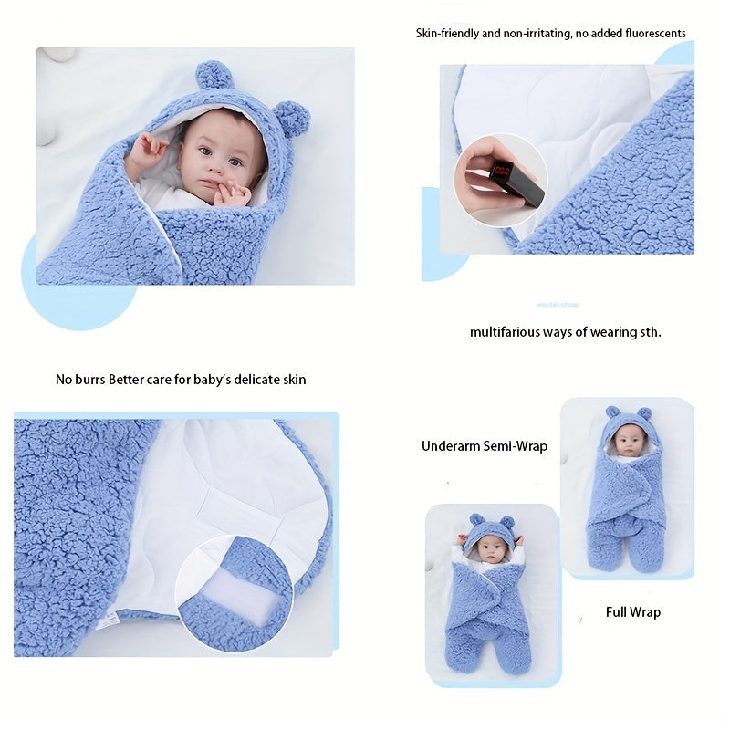 Sac de couchage d’hiver pour bébé – Ourson doux 360°