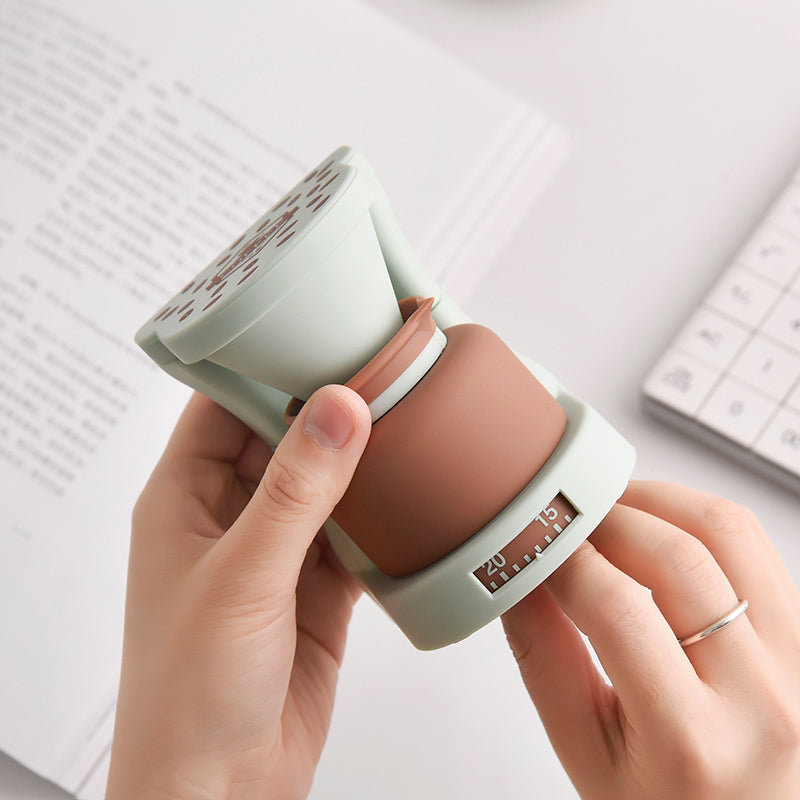 Minuterie de cuisine rétro — Machine à café décorative