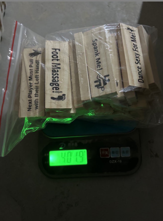 Jeu “Soirée complicité en couple” — Tour en bois 18+