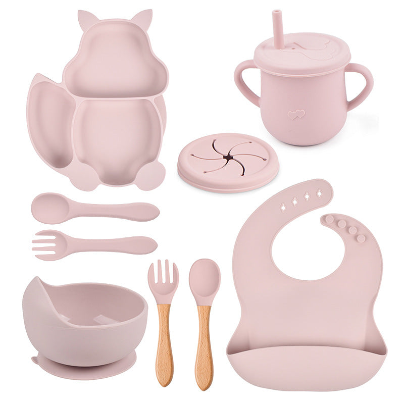 Ensemble repas en silicone pour bébé – La première table de Teddy